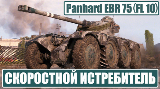 Panhard EBR 75 (FL 10) СКОРОСТНОЙ ИСТРЕБИТЕЛЬ игры Мир Танков