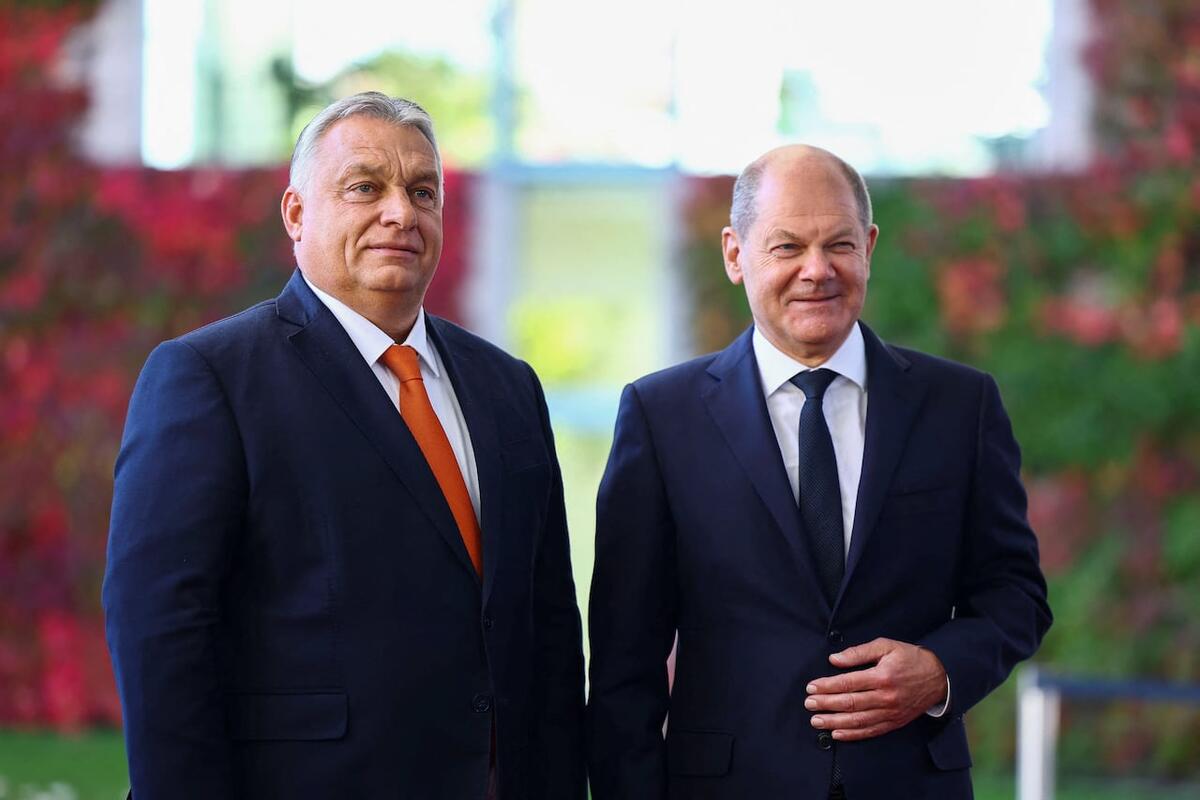 Виктор Орбан и Олаф Шольц
