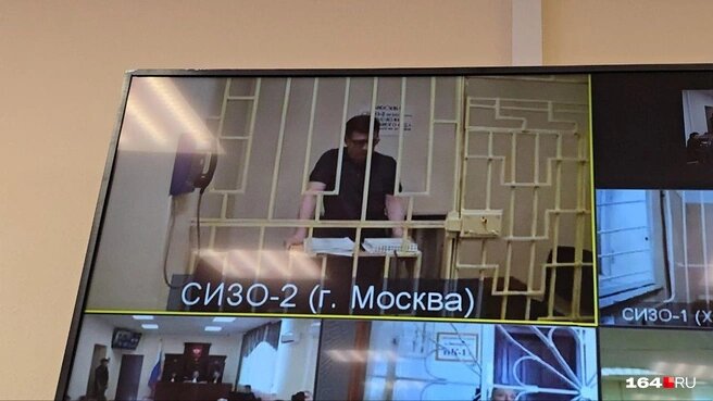 Сергей Фургал выступал в саратовском суде по видео-конференц-связи и                                                                                                                       сточник: Семен Коротов-Майбах / 164.RU