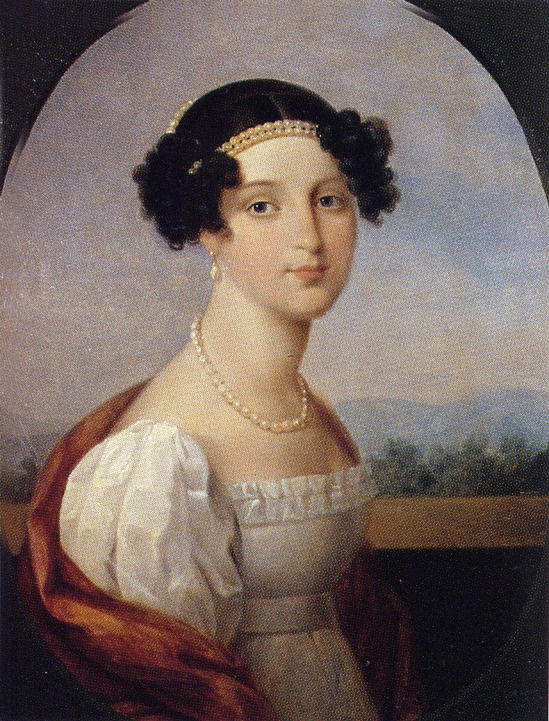 A teenage Grand Duchess Anna Pavlovna sat for this portrait (?)