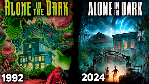 Alone in the Dark (1992) VS 2024