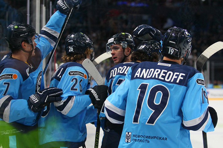    «Сибирь» одерживает третью победу кряду в текущей «регулярке». Фото Артема Тиунова