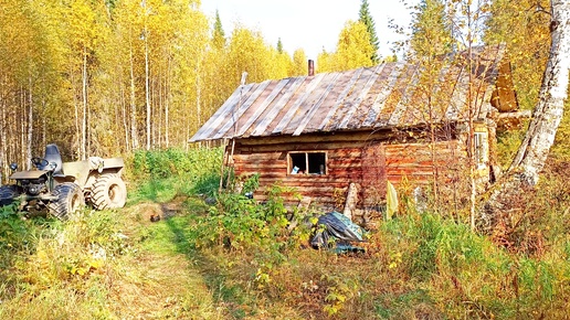 Живём с дядей в избушке. Ловим хариуса на маленькой таёжной речке. Чистка рыбы просто ножом. Сегодня выезжаем на каракате домой.