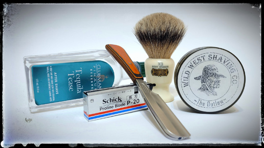 Бритье! Китайская шаветка - Shick - Simpson - Wild West Shaving Co. 