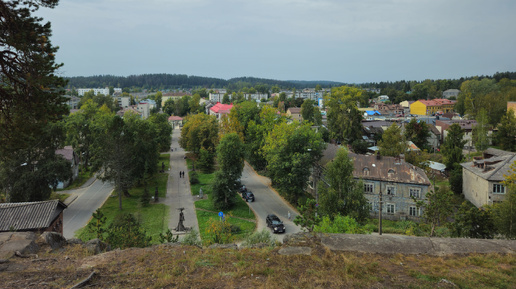 Карелия. Лахденпохья. Прогулка по городу. Karelia. Lakhdenpokhya. Walk around the city