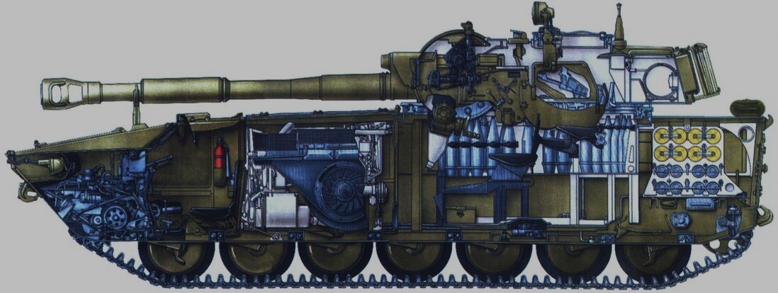 Компоновочная схема СГ 2С1 "Гвоздика".