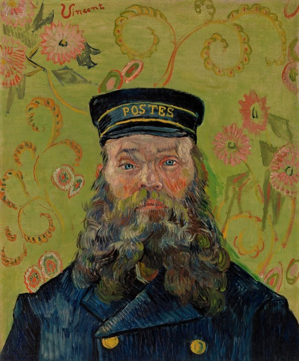 Винсент Ван Гог Почтальон (Жозеф-Этьен Рулен) , 1889 год. Источник изображения: yablor.ru 