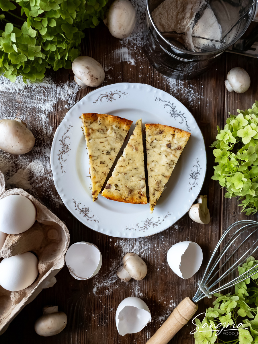 Запеканка с грибами 