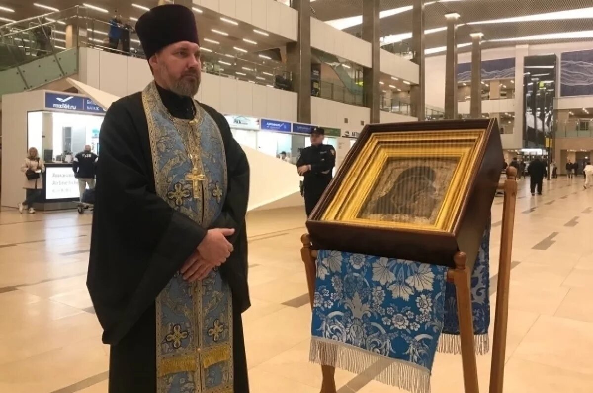    В Красноярск привезли икону Казанской Божией Матери