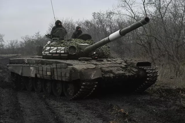 © РИА Новости Перейти в фотобанк
Работа танков Т-72Б в южном секторе специальной военной операции