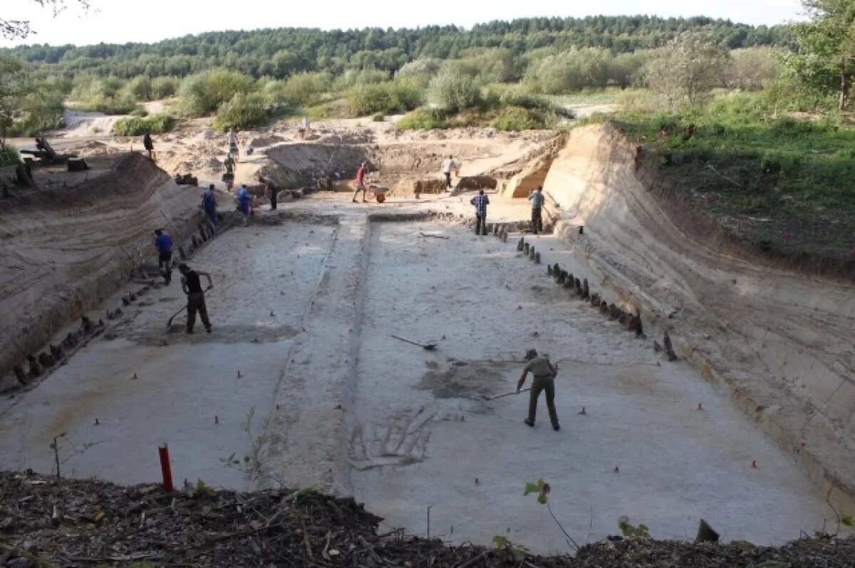    Найденная при раскопках беляна остается на Ветлуге в Нижегородской области
