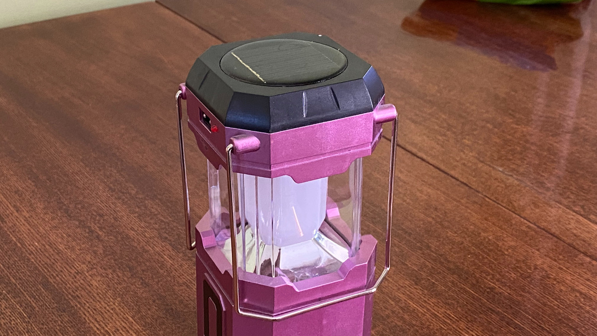 Фонарь в разложенном состоянии