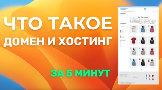 Что такое домен, что такое хостинг за 5 мин