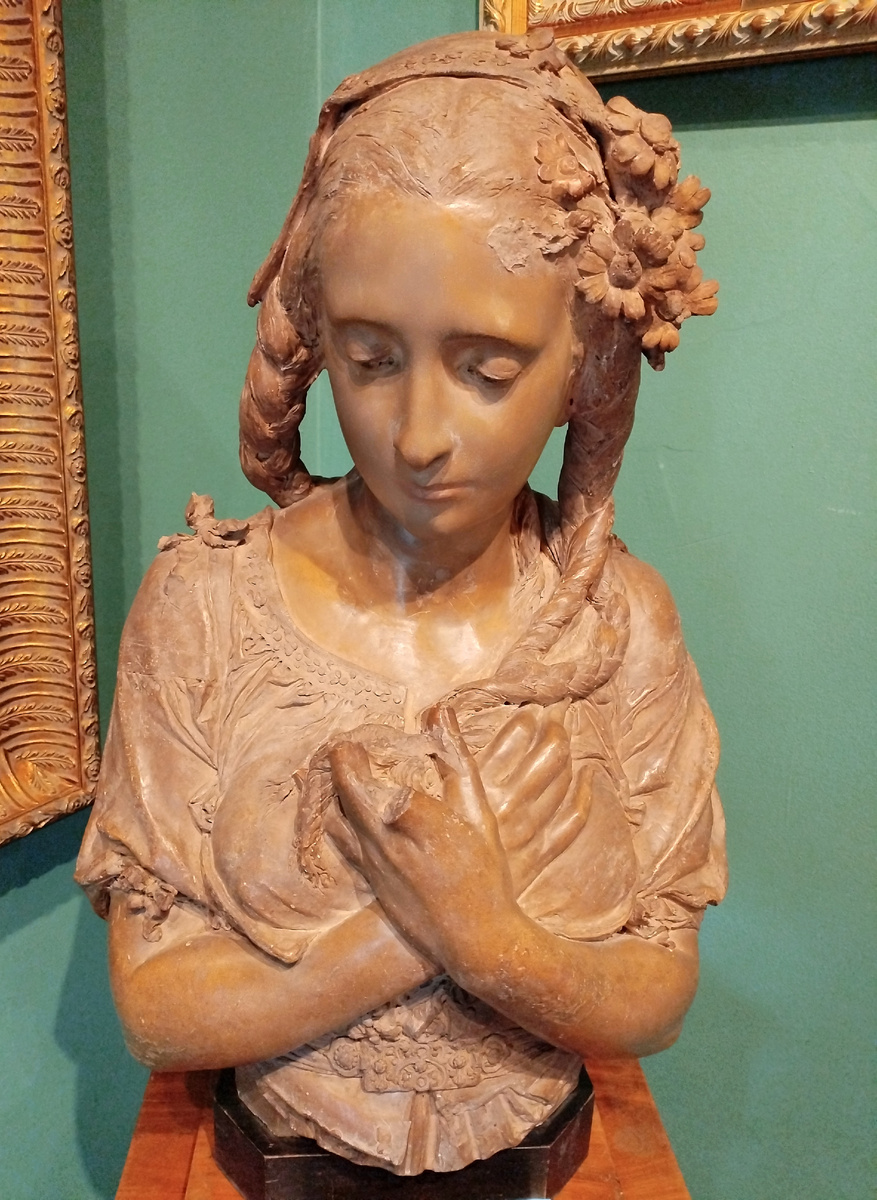 Грусть (1860 (?). Альбер Эрнст Карье-Белёз. Из собрания Серпуховского историко-художественного музея. 