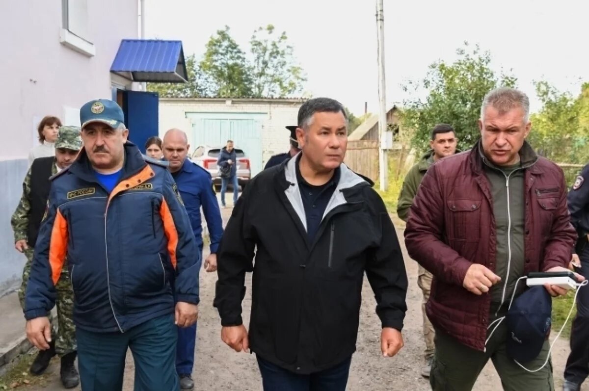    В Торопце ведётся ликвидация последствий падения обломков БПЛА