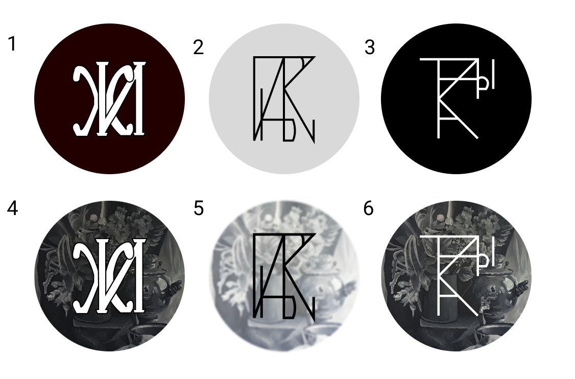 Промежуточные варианты логотипов до редизайна