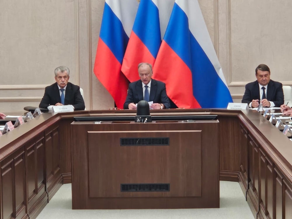 Помощник президента РФ, глава Морской коллегии Николай Патрушев на первом заседании нового ведомства / Фото: Пресс-служба Морской коллегии  📷
