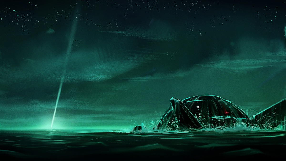 Дмитрий Бессонов. Иллюстрация к рассказу Аркадия и Бориса Стругацких "Глубокий поиск". Изображение взято из открытых источников