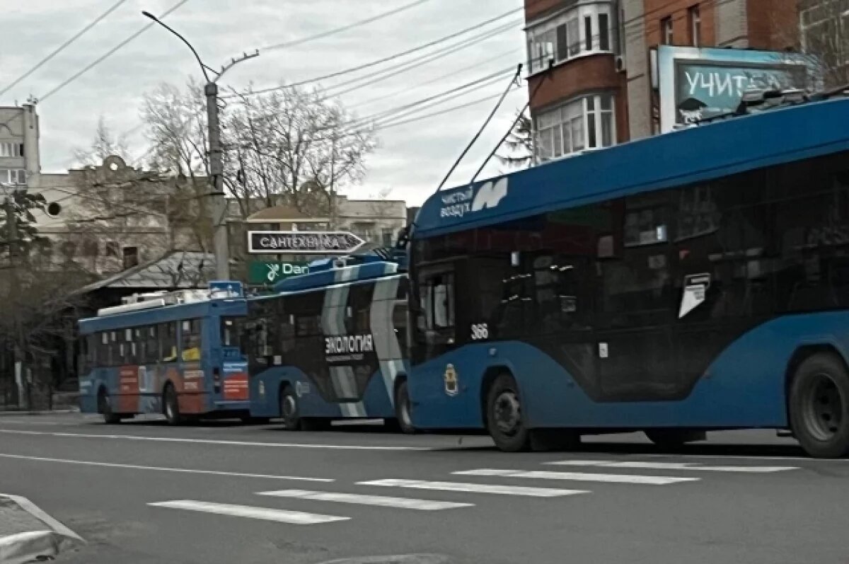    Более 40 водителей троллейбусов не хватает в Рязани