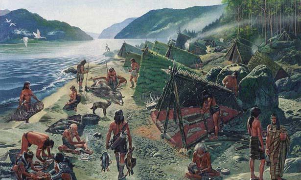 Поселение людей в эпоху палеолита. Источник: https://posredi.ru/knb_p_paleolit.html