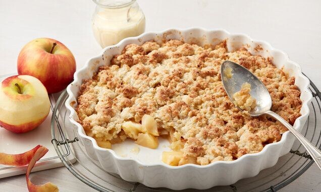 Крамбл с овсяными хлопьями