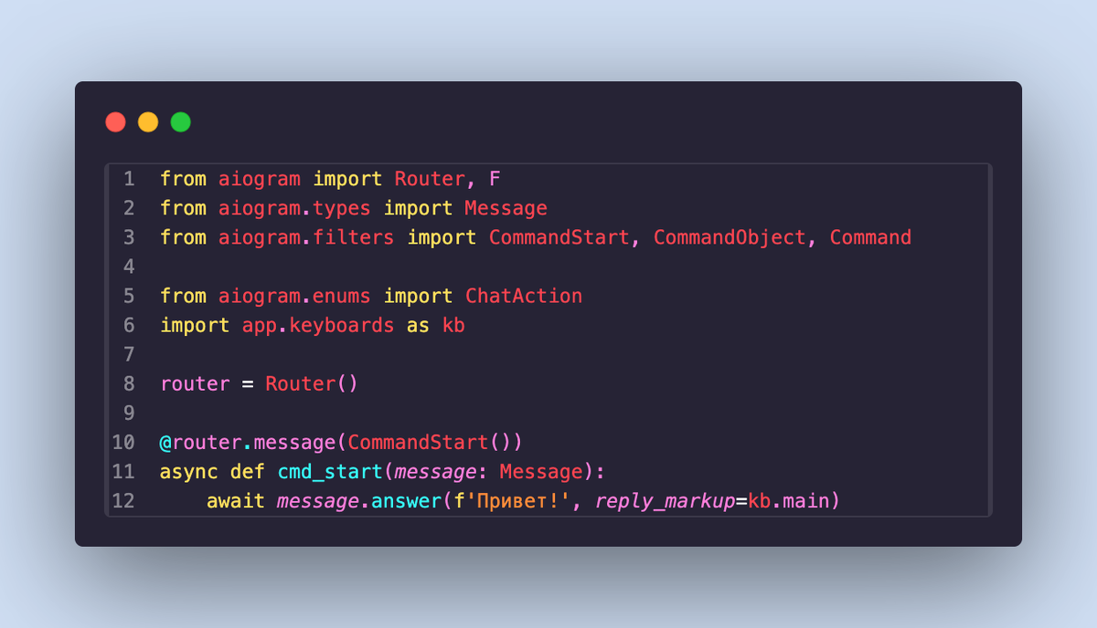 Import inlinekeyboardbutton