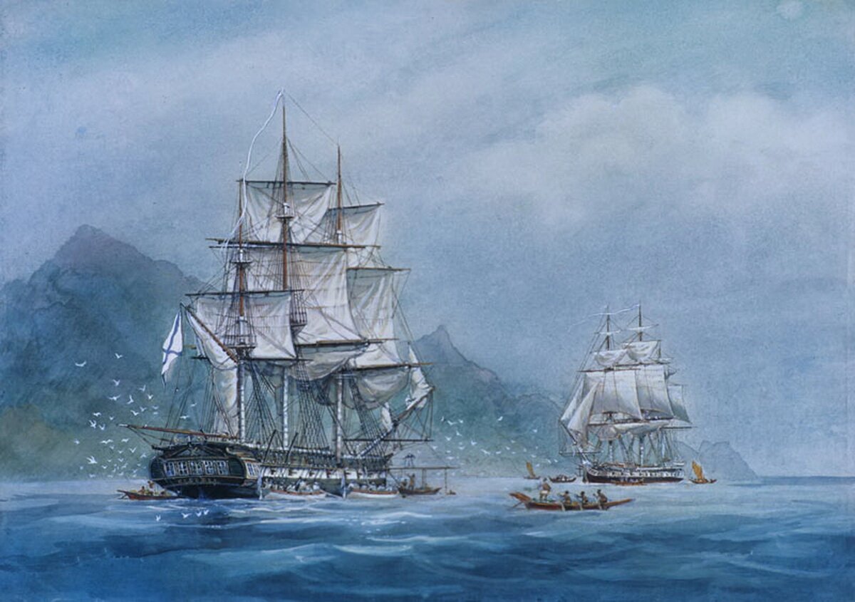 Шлюпы российской кругосветной экспедиции(1803—1806) «Надежда» и «Нева»