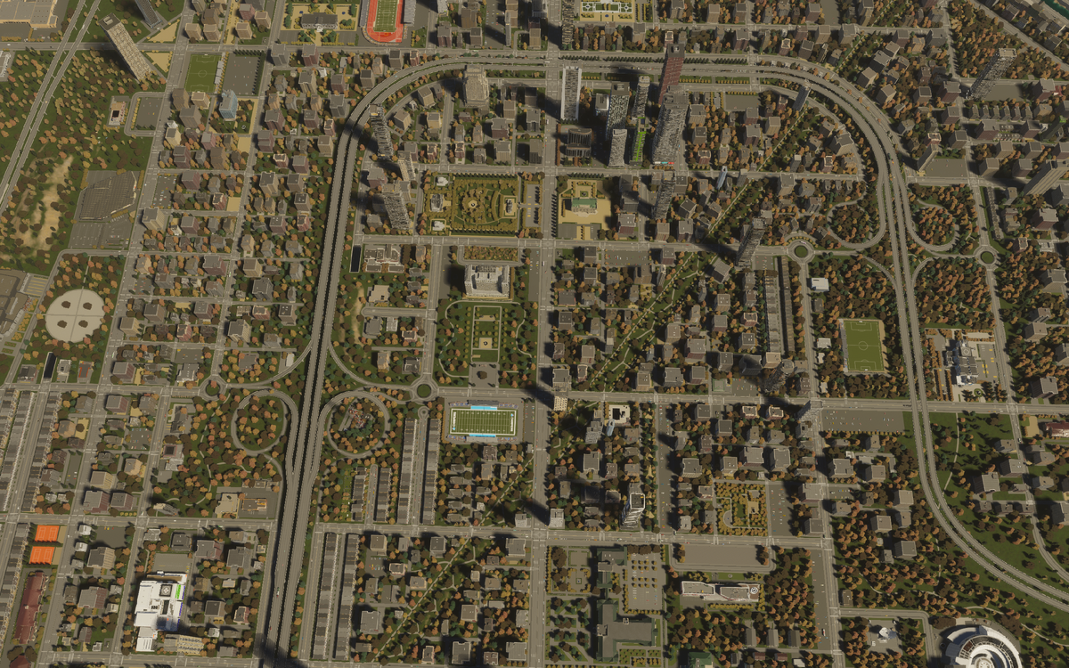 Общая схема города