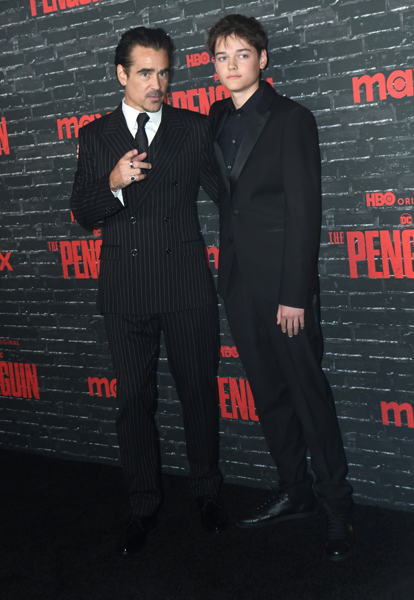 Колин Фаррелл с сыном Генри