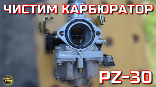 Чистим карбюратор PZ-30