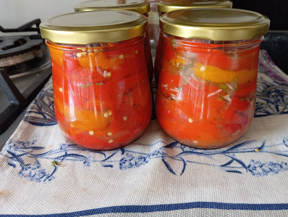 Перец в ароматной заправке