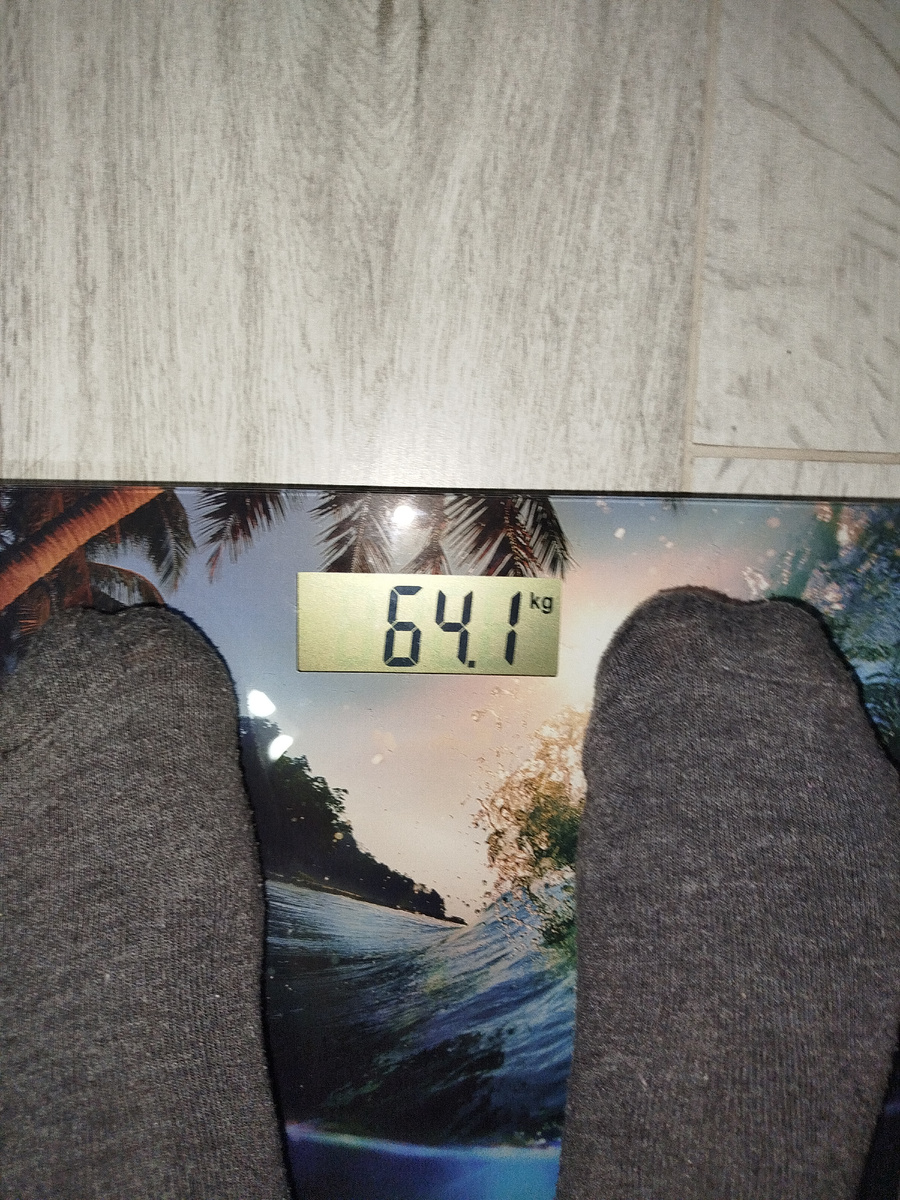 # Мой вес на начало 