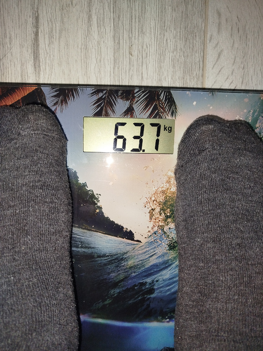 # Мой вес на 10 день.