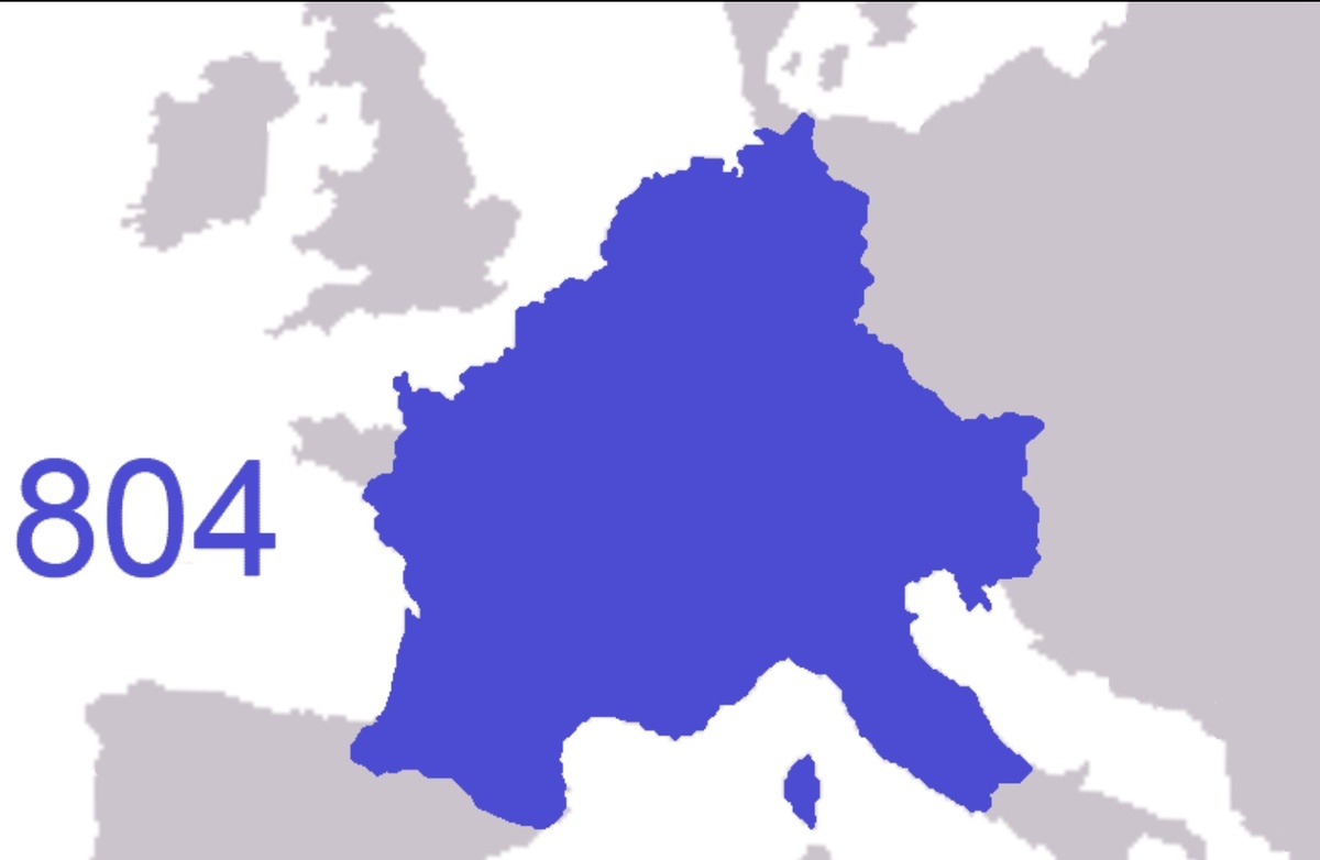 Карта Государства Франков