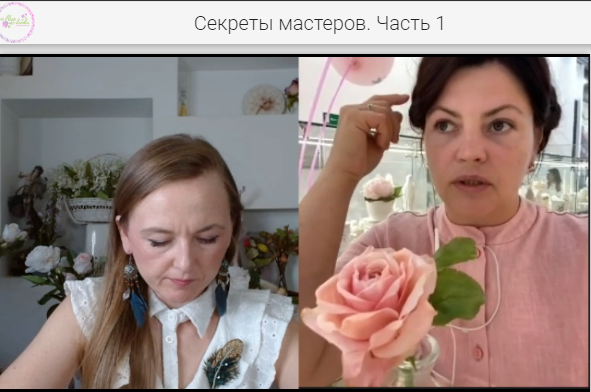 Трудно поверить, что все эти цветы из холодного фарфора. На фото Татьяна Ирзина и Ольга Давлетшина 