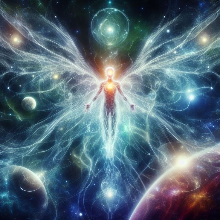 Из открытых интернет источников. Моя любимая картинка развившегося Человека, управляющего своими энергиями.