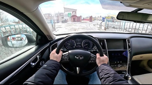 2014 Infiniti Q50 V37 2.0L 211 M274 POV TEST DRIVE