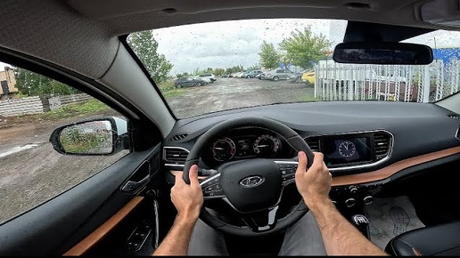 2023 LADA VESTA CROSS ENJOY 1.6L 106 POV TEST DRIVE