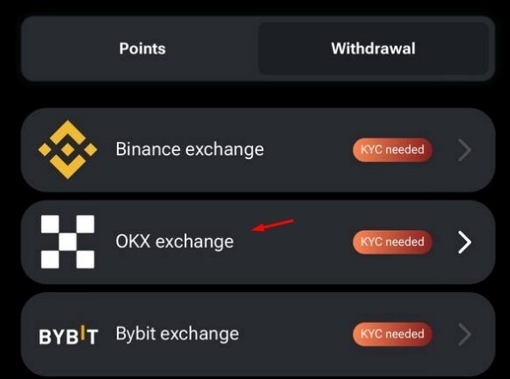 Выбор биржи OKX