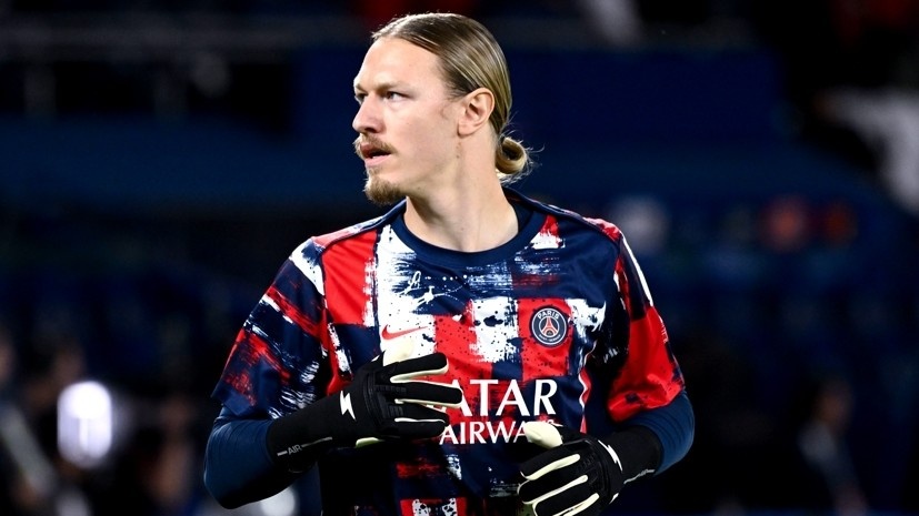     Голкипер «Пари Сен-Жермен» Матвей Сафонов globallookpress.com Keystone Press Agency