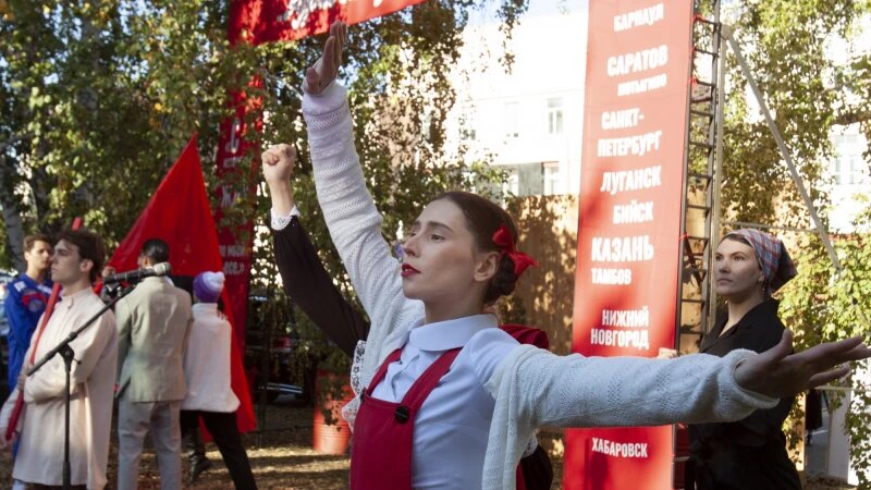     Открытие Второго театрального фестиваля "Здравствуйте, люди!" в Барнауле Анна Зайкова