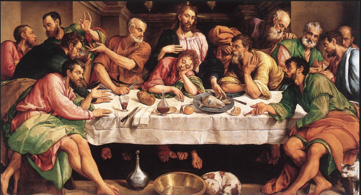 Якопо Бассано. "Тайная вечеря", 1542