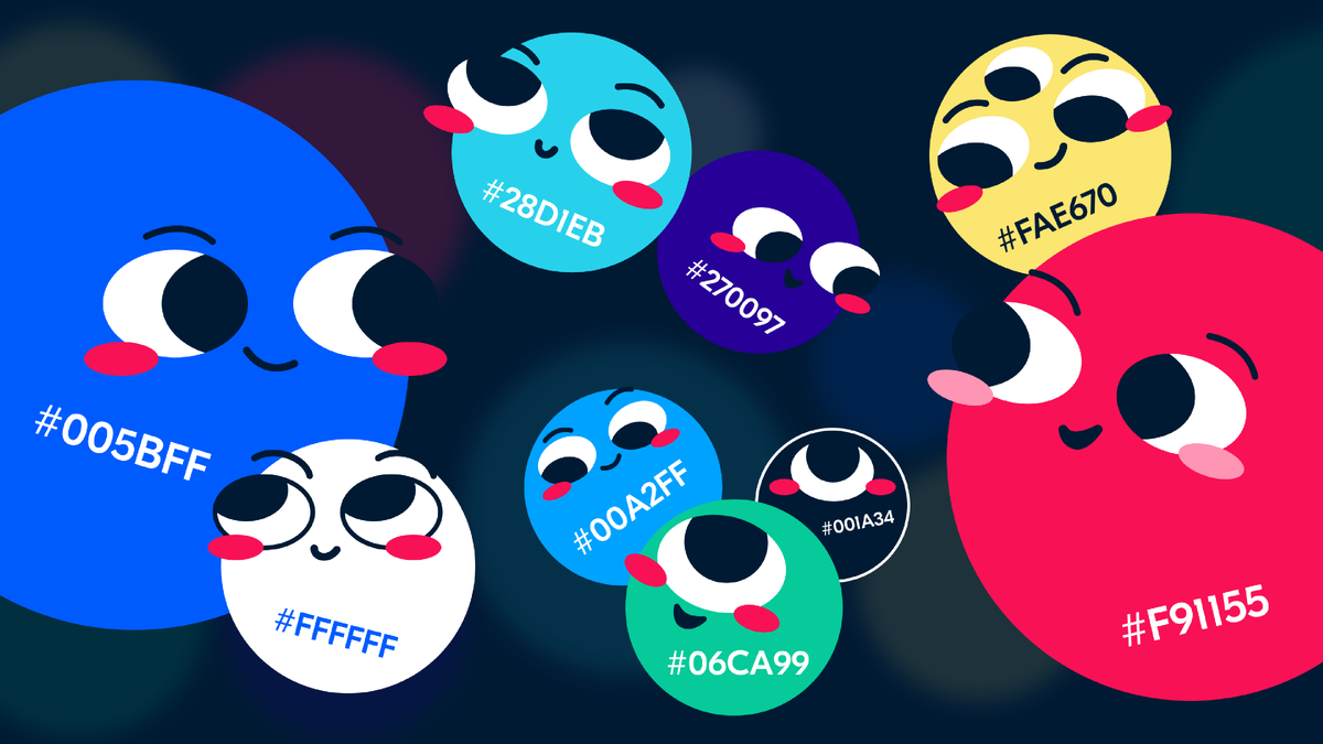 Фирменная палитра Ozon