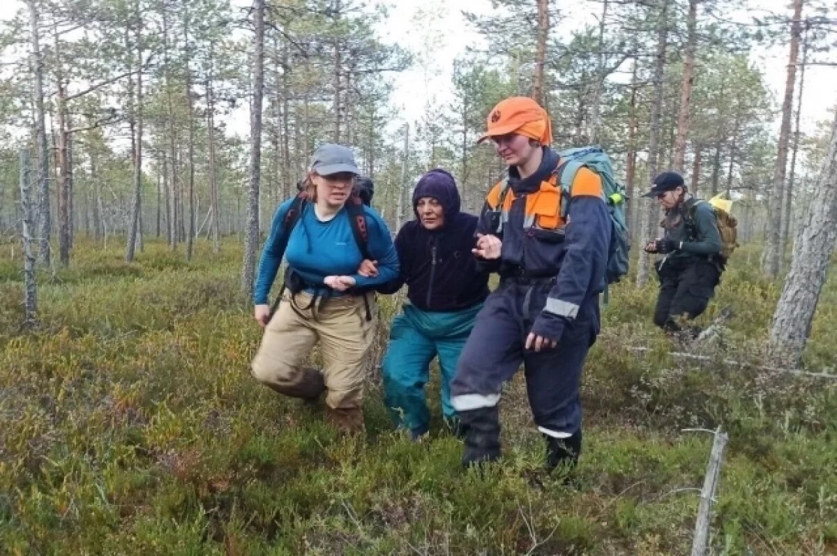    Из леса, в котором провела девять дней, Тамара Сергеевна вышла на своих ногах