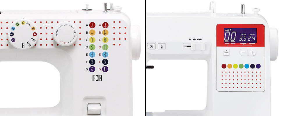 Различия между механическими и компьютерными машинами легко заметны уже на их корпусах.