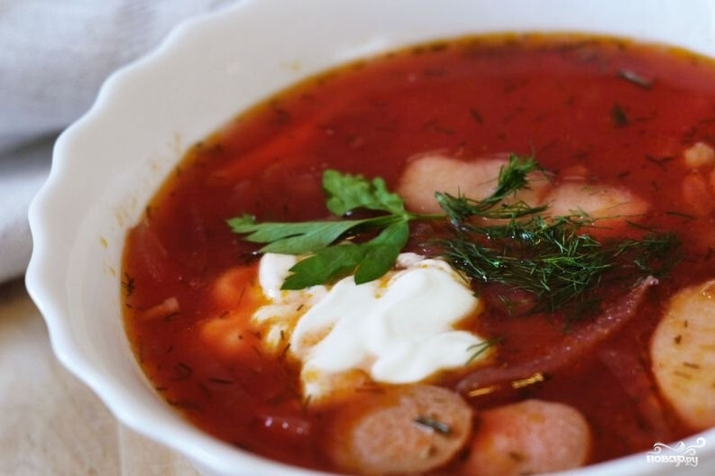 Борщ львовский