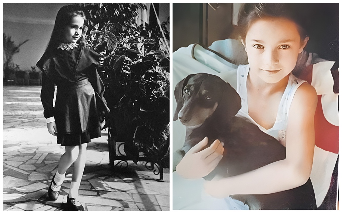 Евгения Брик в детстве