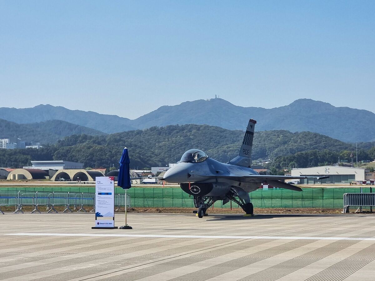    Американский многоцелевой лёгкий истребитель F-16© РИА Новости . Мария Диментова