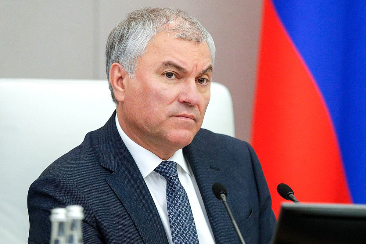 Володин призывает международные институты выработать эффективные меры для предотвращения подобных преступлений.  Фото: Фото: пресс-служба Государственной Думы Федерального Собрания Российской Федерации / duma.gov.ru