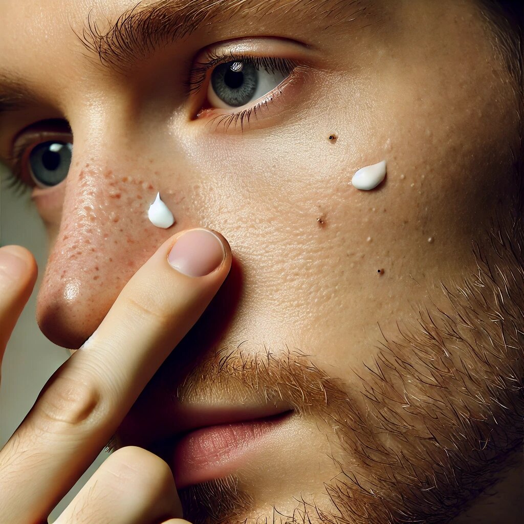 Много угрей на лице